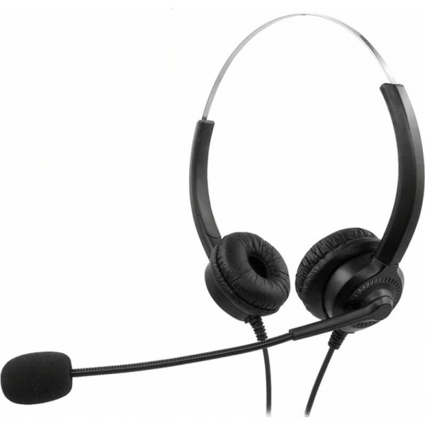 Ακουστικά MediaRange MROS304 Black/Silver (MROS304)