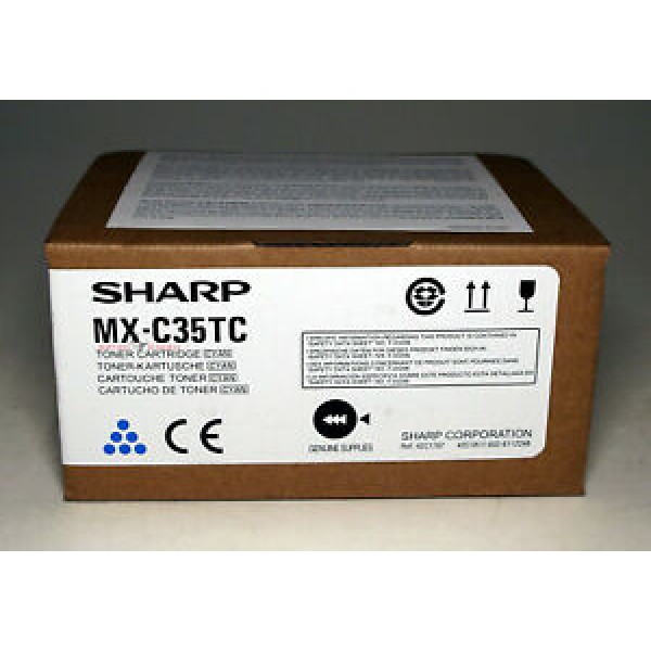 Toner Cartridge Sharp Cyan 6k pgs (MX-C35TC)