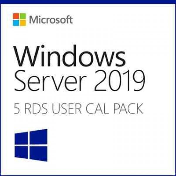 Microsoft Windows Server 2019 5 Users CAL en/cs/de/es/fr/it/nl/pl/pt/ru/sv/tr LTU (P11077-A21)
