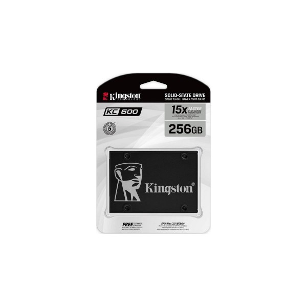 SSD Kingston KC600 256GB 2.5" SATA III (SKC600/256G)