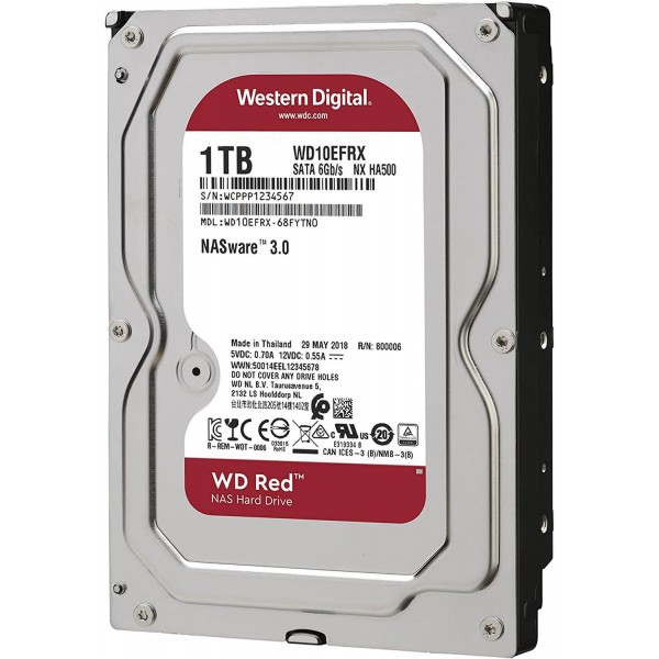 HDD Western Digital Red NAS 1TB 3.5" SATA III (WD10EFRX)
