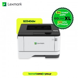 Εκτυπωτής Lexmark Laser Mono B3340dw (29S0260) με Δωρεάν 3 έτη εγγύησης carry-in (Ισχύουν όροι)