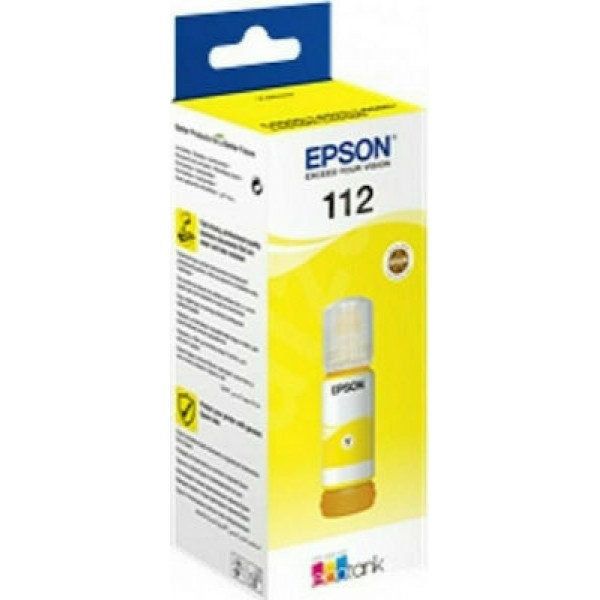 Μελάνι Bottle Epson 112 Yellow T06C44 70ml (C13T06C44A)